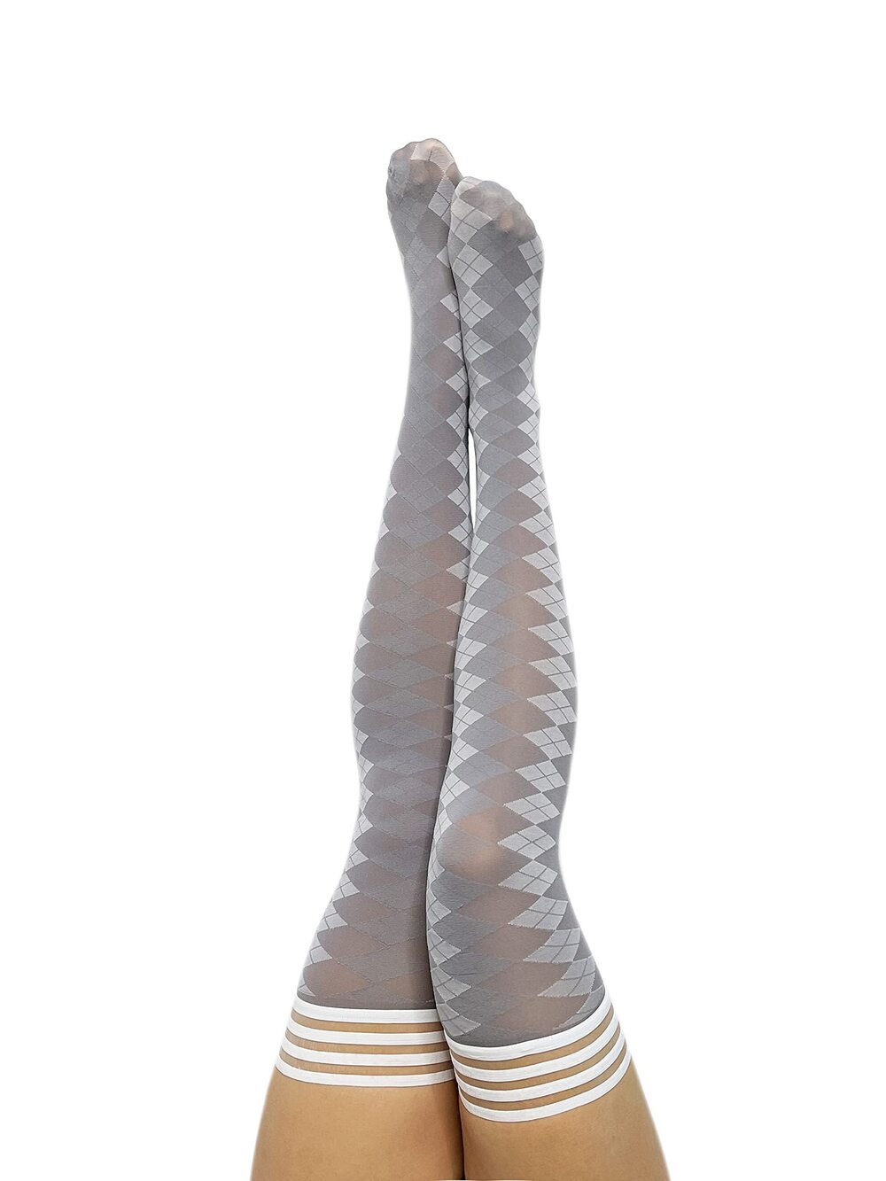 8382 Thigh Highs | Thigh High Stockings with No Slip Grip Stay Ups Thigh